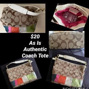 Coach Multi Color Shoulder Tote